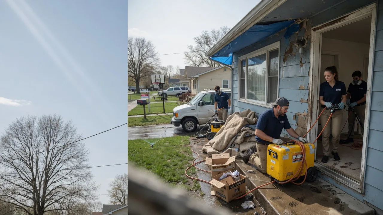 Basement Flood Cleanup in New London, MN near me